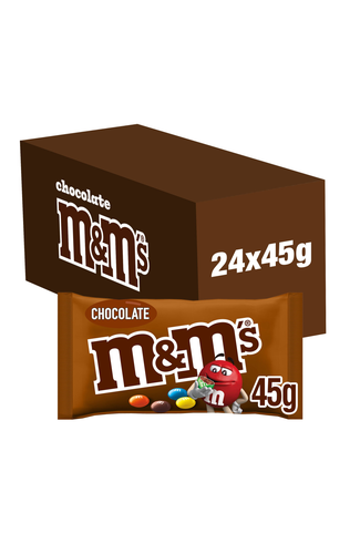 M&M's Choco single - Case and Pack Shot