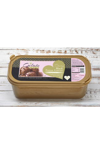 Gelato Gold Dairy Black Forest Gateau Ice Cream 5 litre