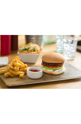 4" Unseeded Burger bun