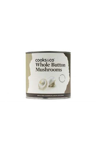 Cooks & Co whole button mushrooms